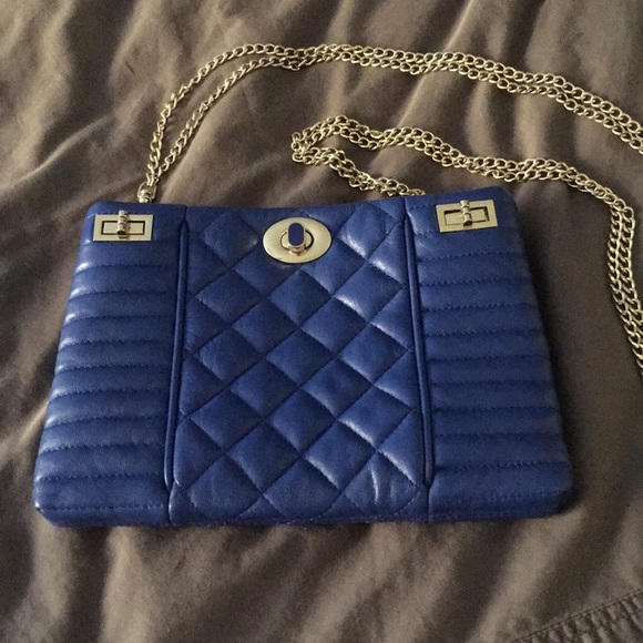 Marciano Vanessa Genuine Leather Quilted Clutch - Picture 1 of 6